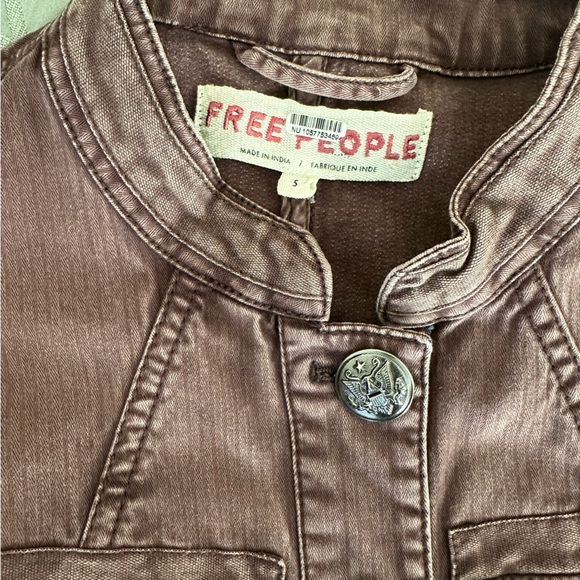 Free People Mauve Jean Jacket - Picture 5 of 6